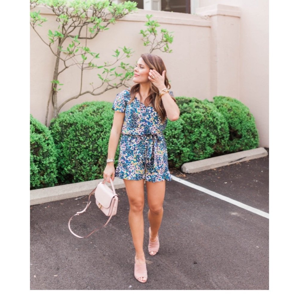 Beautiful romper with frill detail at the bottom